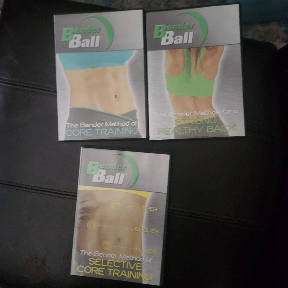 Bender Ball Core Training DVD Set - Green and White